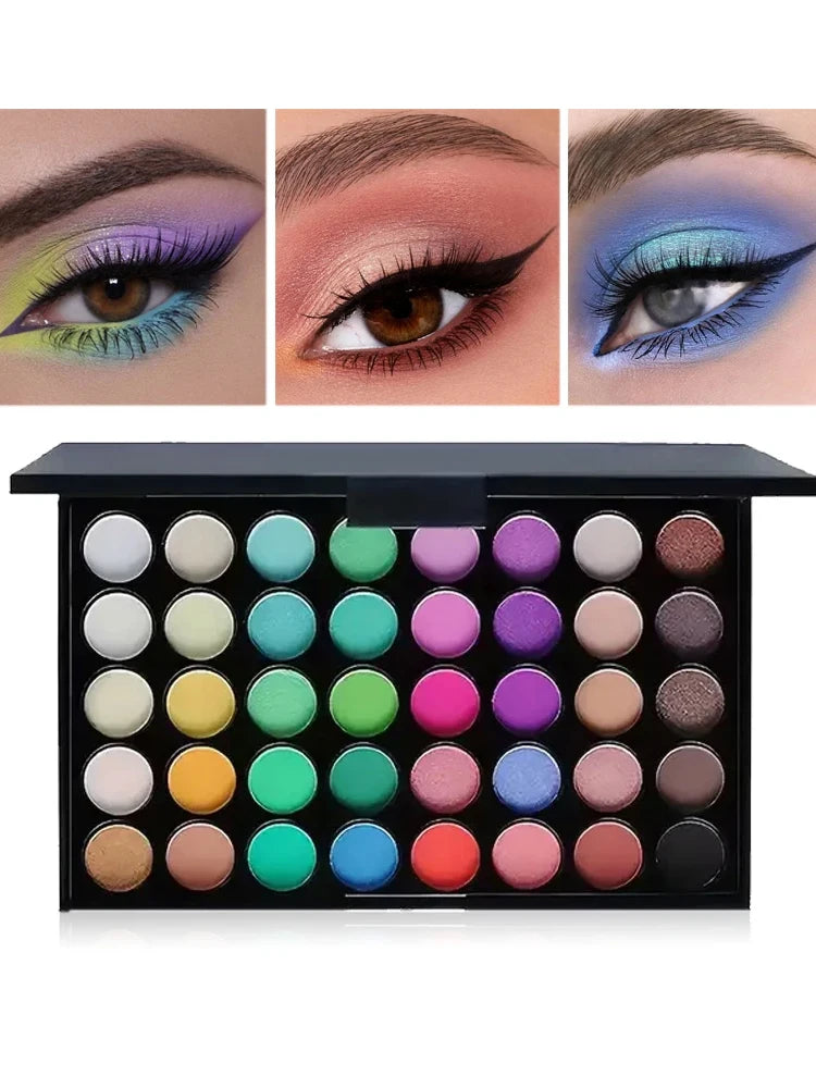 40-Color Glitter & Matte Eyeshadow Palette