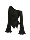Asymmetrical Off-Shoulder Top