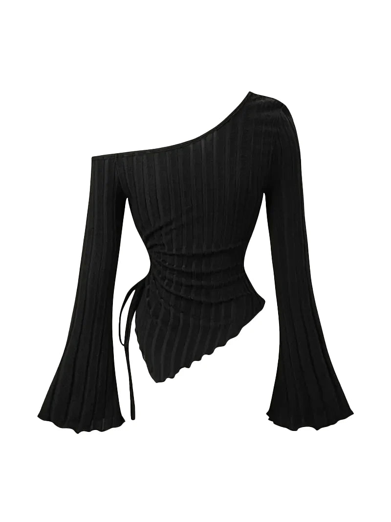 Asymmetrical Off-Shoulder Top