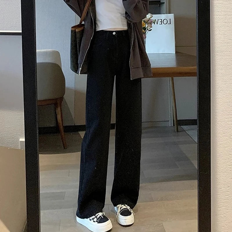 Vintage High Waist Wide Leg Jeans