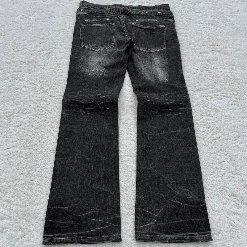 Y2K Double Waist Flare Jeans