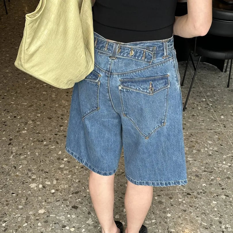 Y2K High-Waist Baggy Jorts