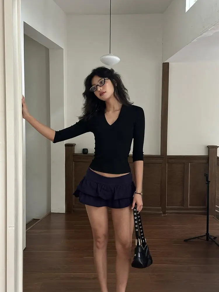 V-Neck Slim Tee