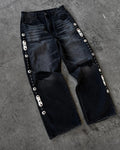 Gothic Diamond Flare Jeans