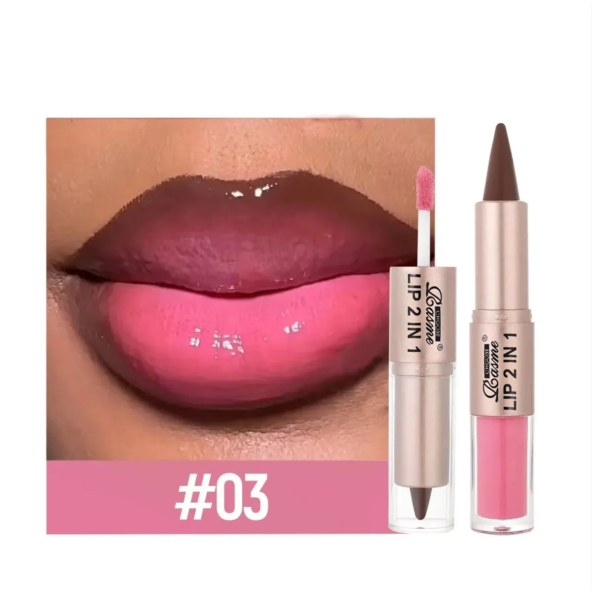 2-in-1 Gradient Lip Liner & Mirror Gloss