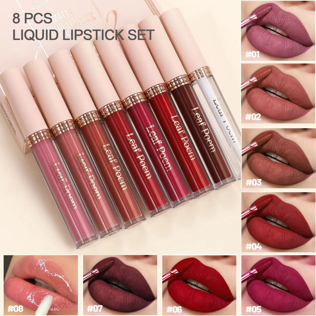 8-Piece Lip Duo Set