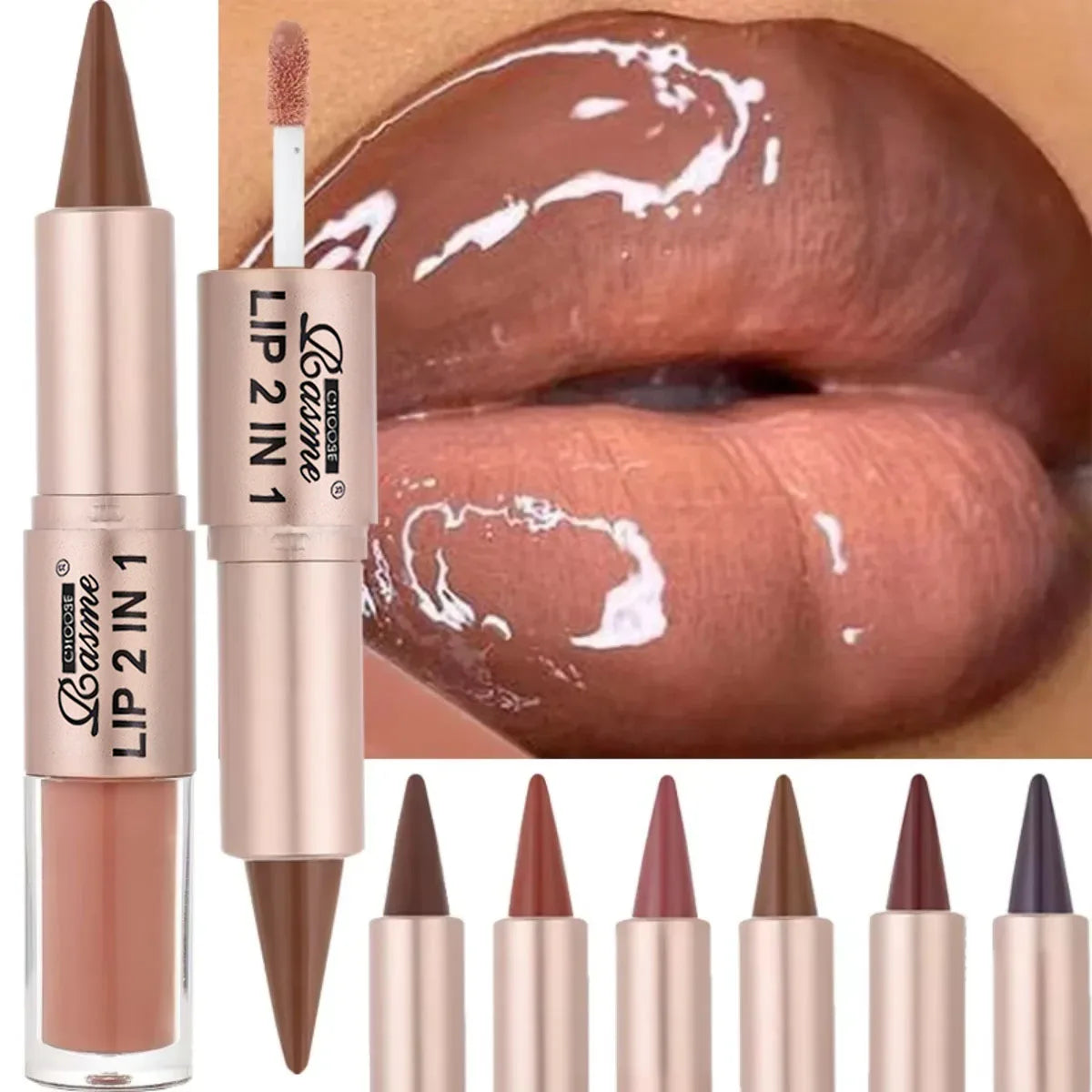 2-in-1 Gradient Lip Liner & Mirror Gloss