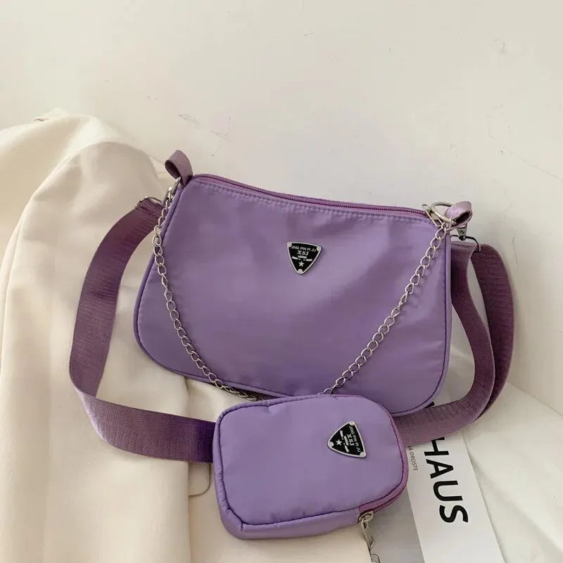 Nylon Chic Crossbody Bag