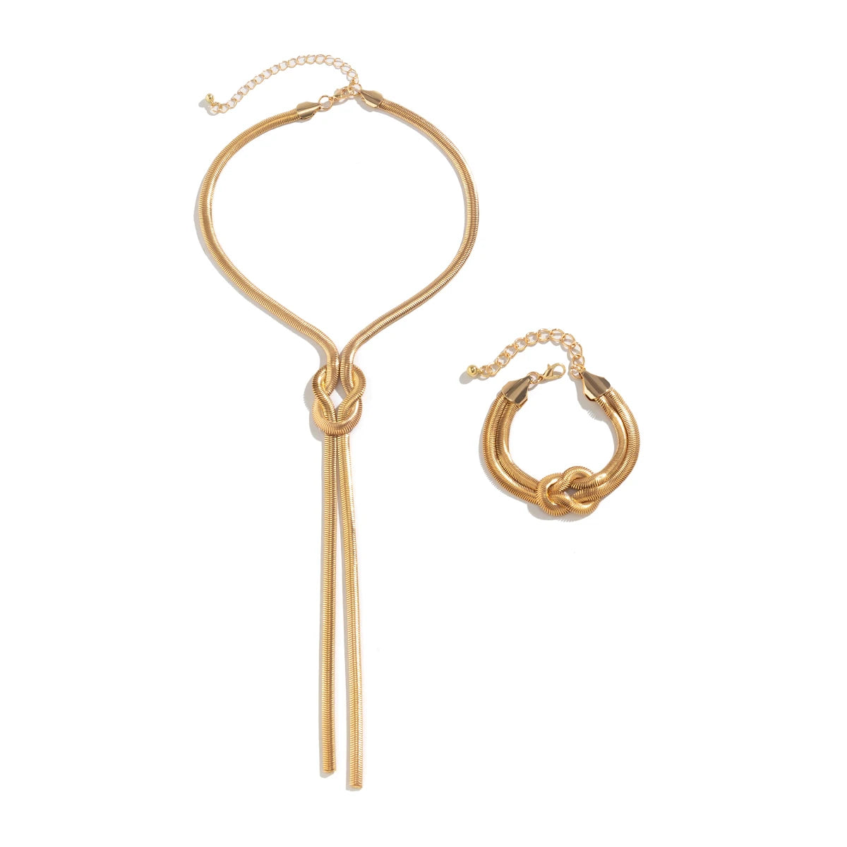 2-Piece Snake Chain Jewelry Set