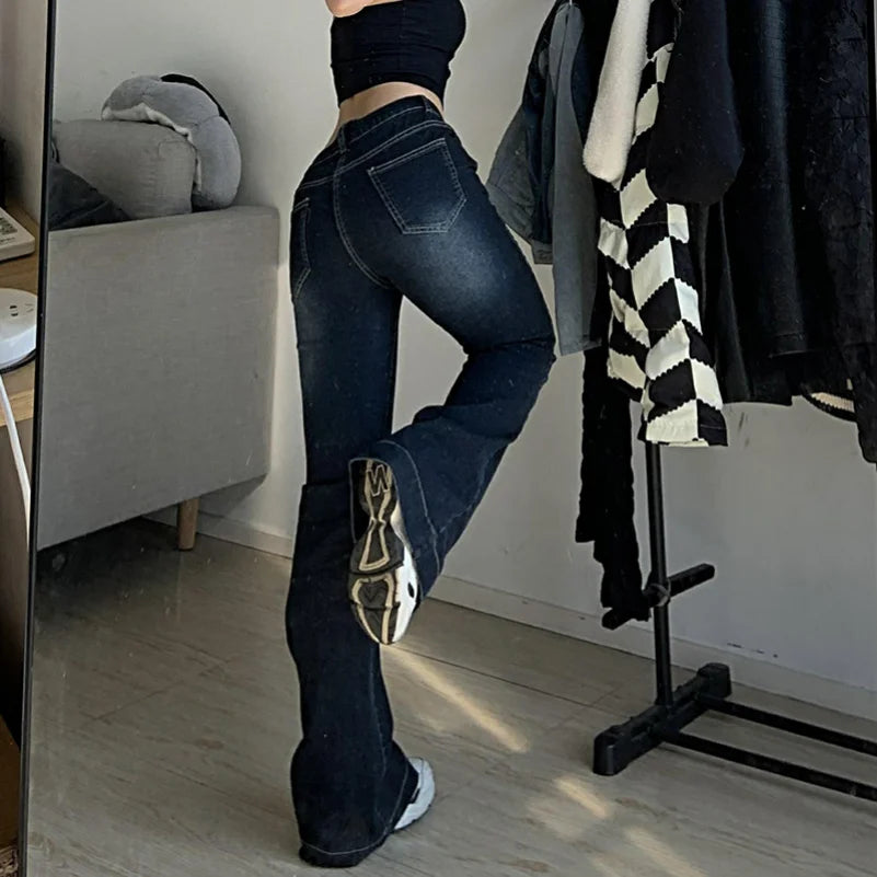 Y2K Low Rise Flare Jeans
