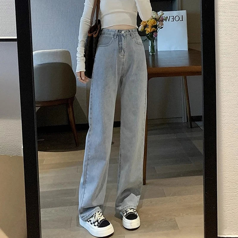 Vintage High Waist Wide Leg Jeans