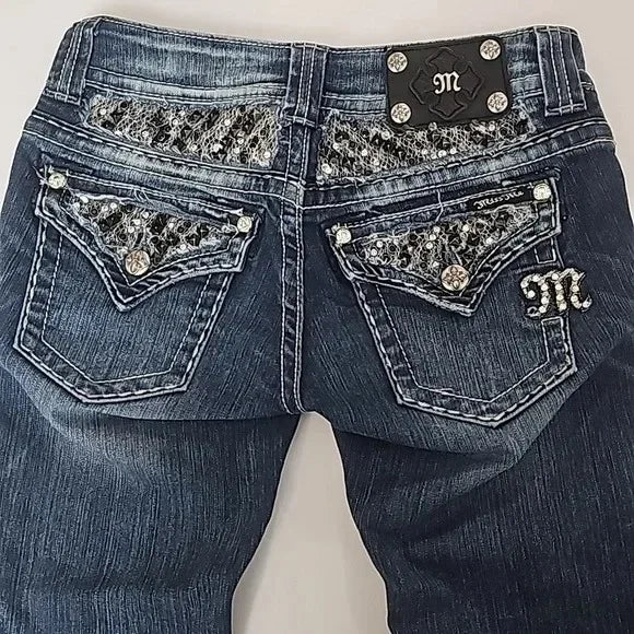Gothic Diamond Flare Jeans