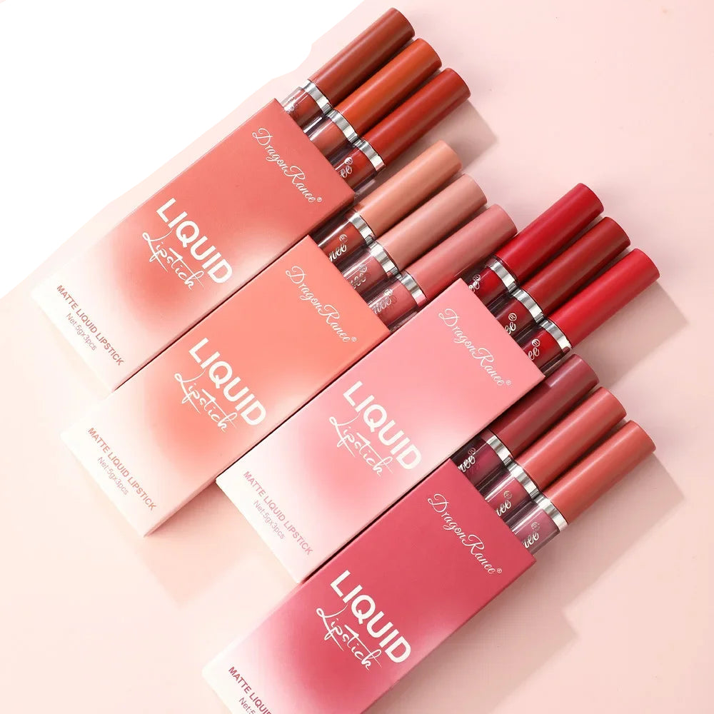 3-Piece Matte Lipstick Set