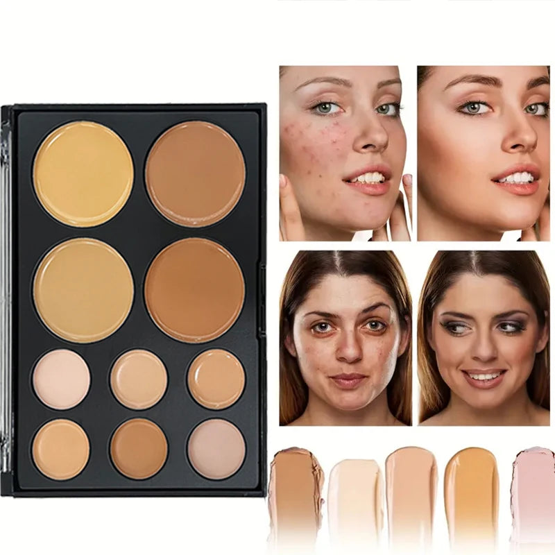 10-Color Concealer & Contour Palette