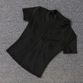 Women’s High-Waist Slimming Yoga Top – Quick-Dry Stand Collar, Full-Zip Short Sleeve Fitness Shirt