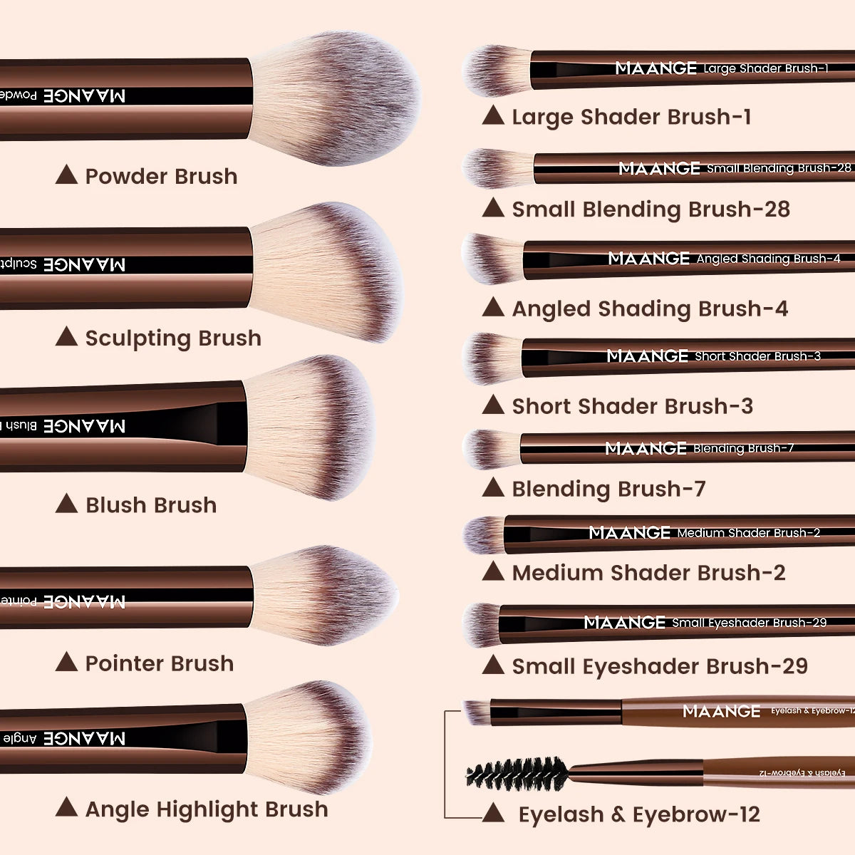 13PCS Makeup Brush Set ✨