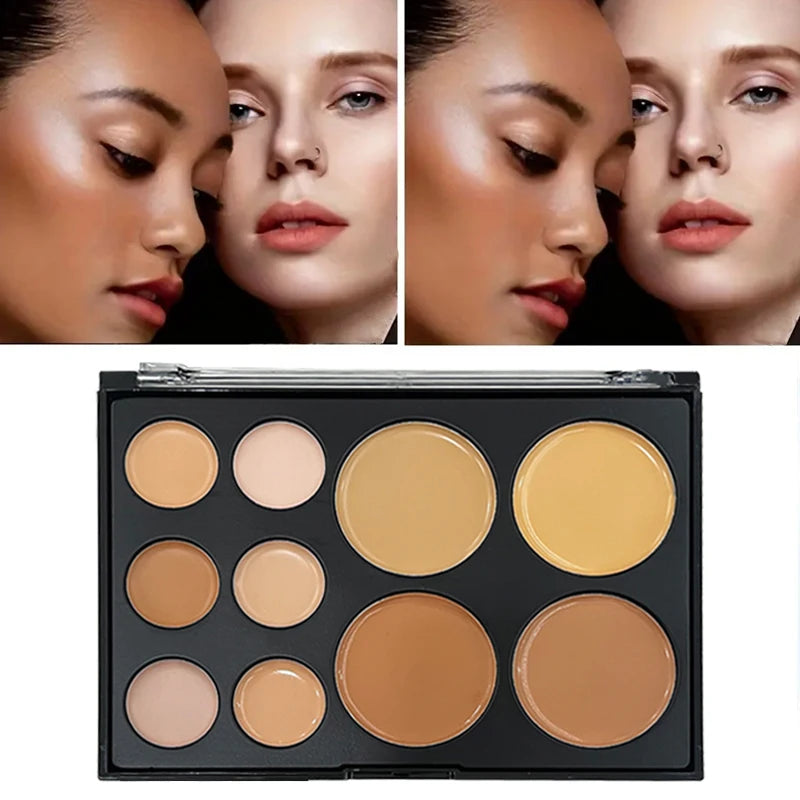 10-Color Concealer & Contour Palette