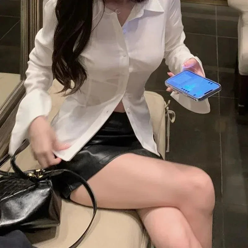 Sexy Flared Sleeve Tunic