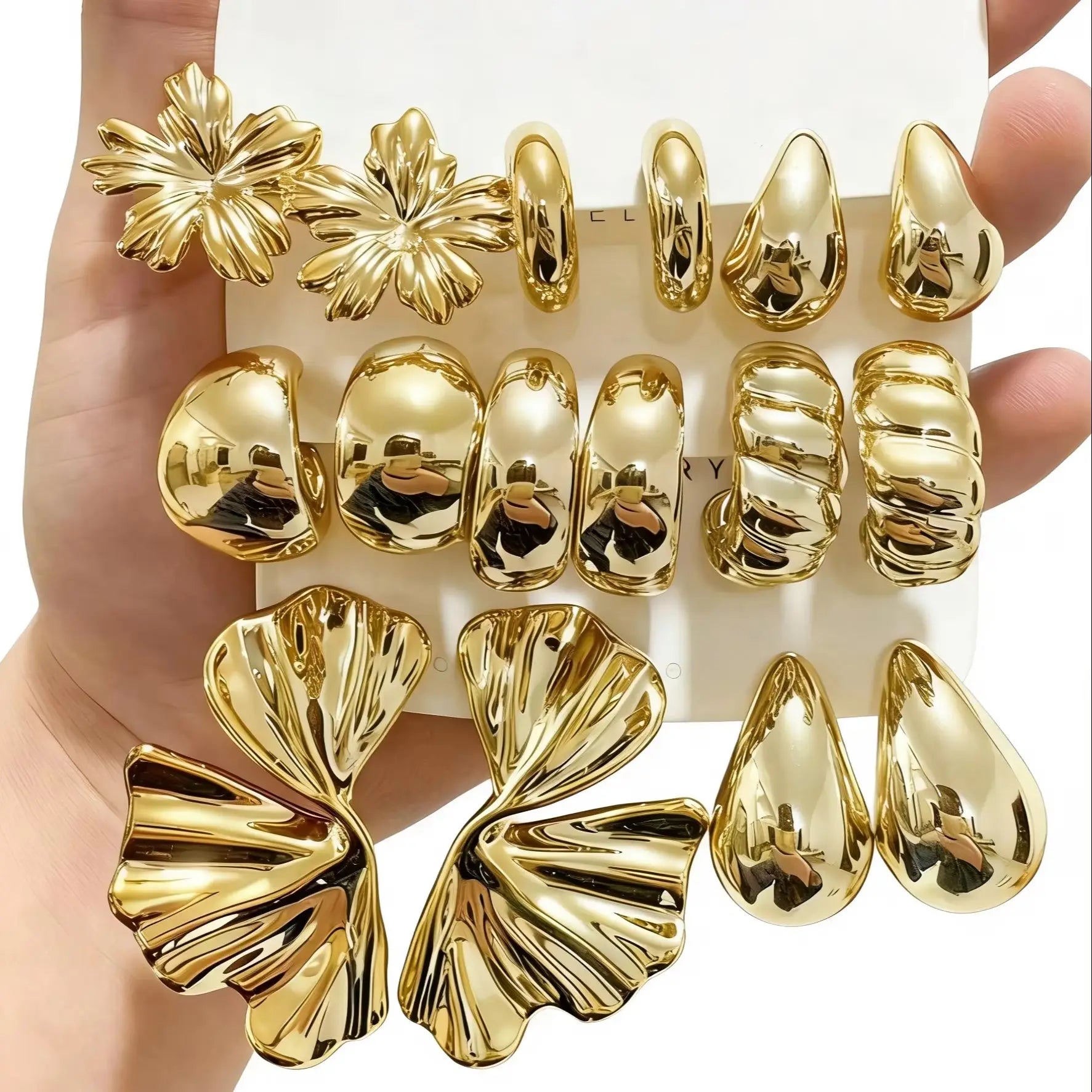 12pcs Fashionable Light weigh Earring