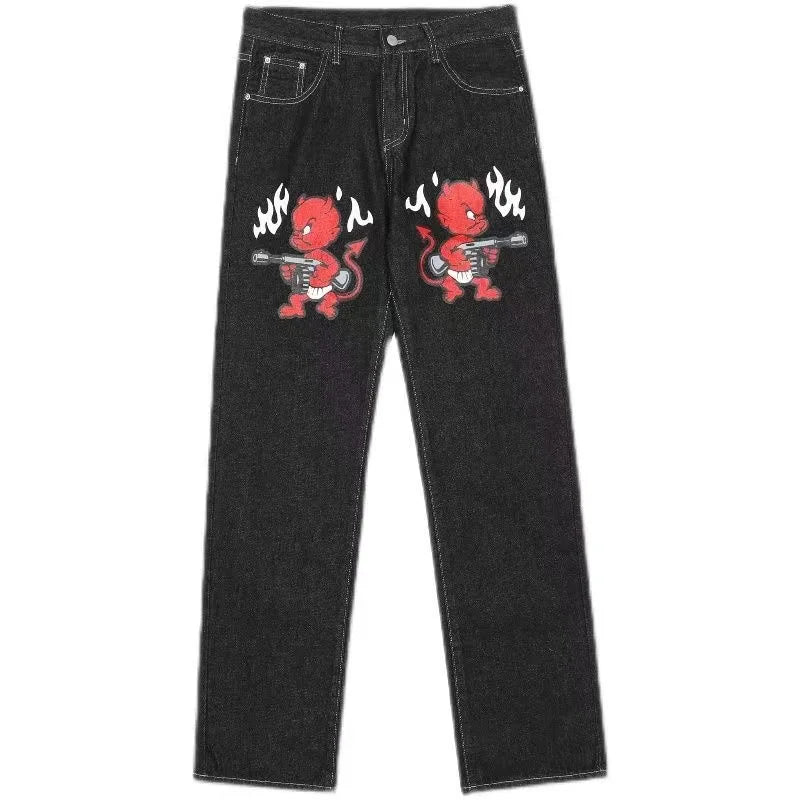 Gothic Diamond Flare Jeans