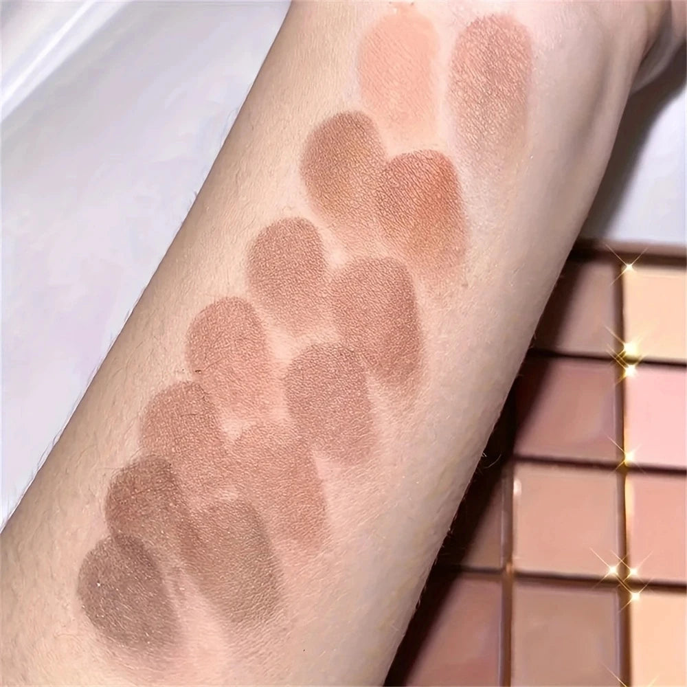 25-Color Neutral Brown & Earth Tone Eyeshadow Palette