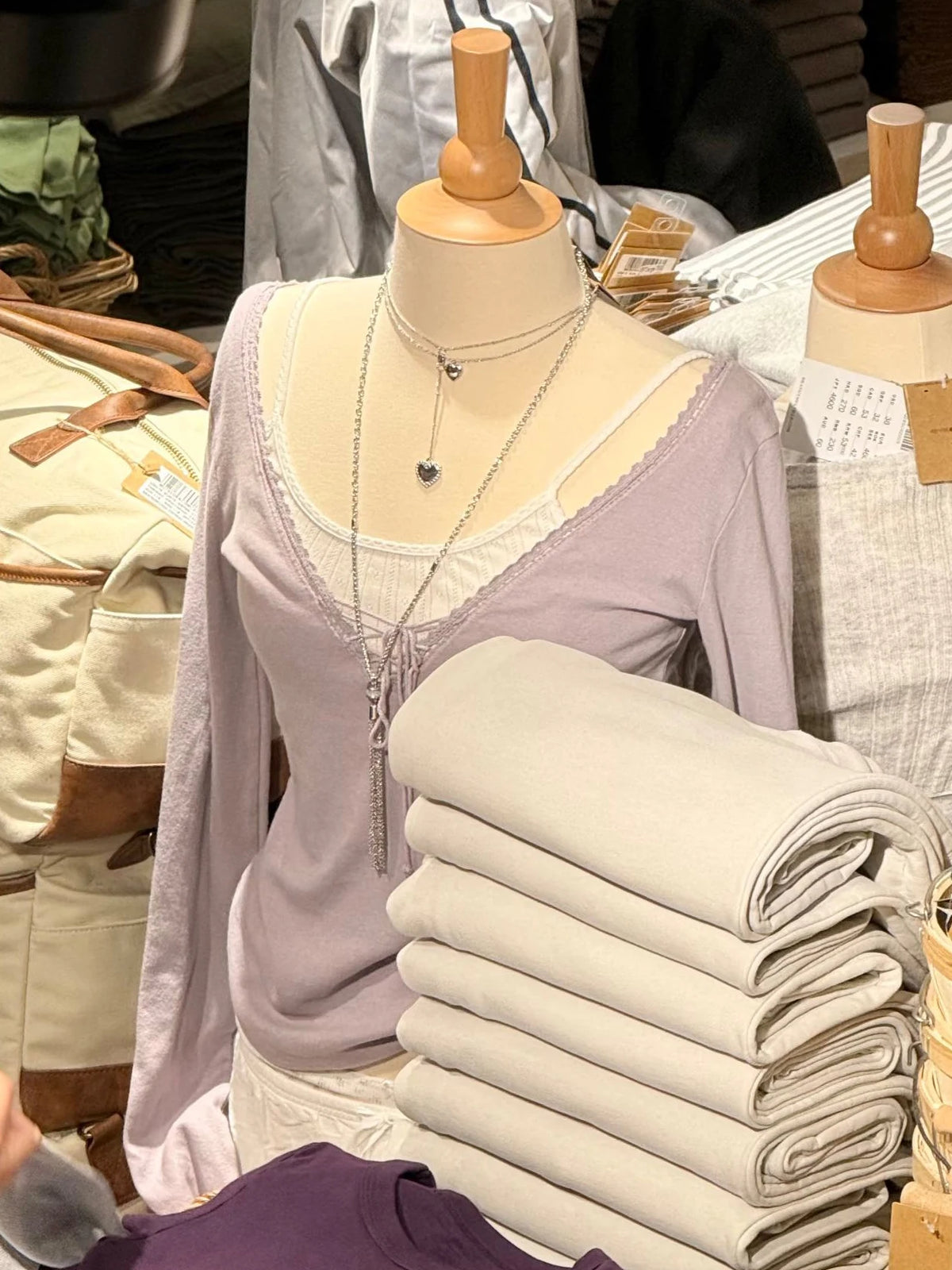 Lace V-Neck Tee