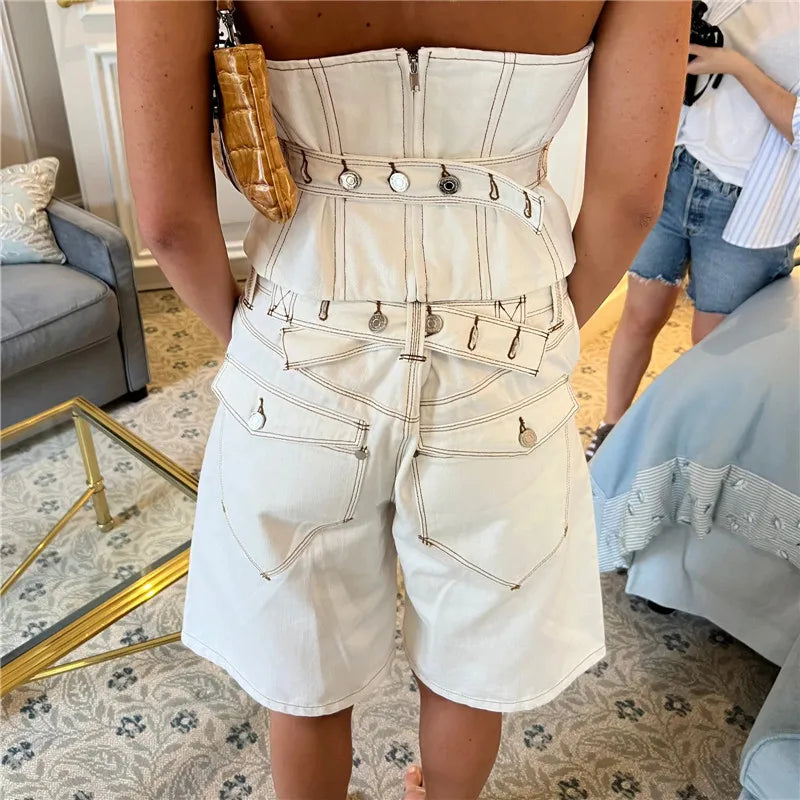 Y2K High-Waist Baggy Jorts