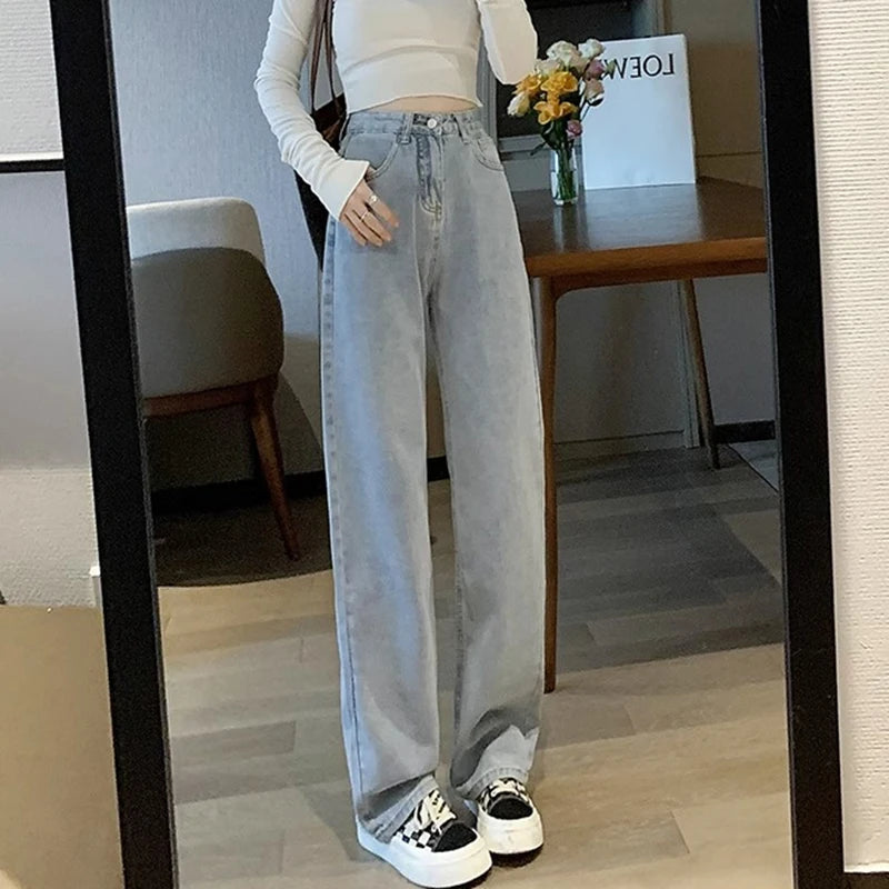 Vintage High Waist Wide Leg Jeans