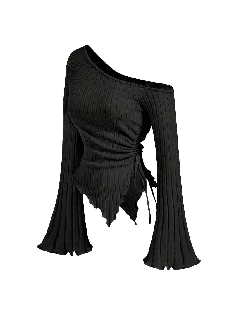 Asymmetrical Off-Shoulder Top