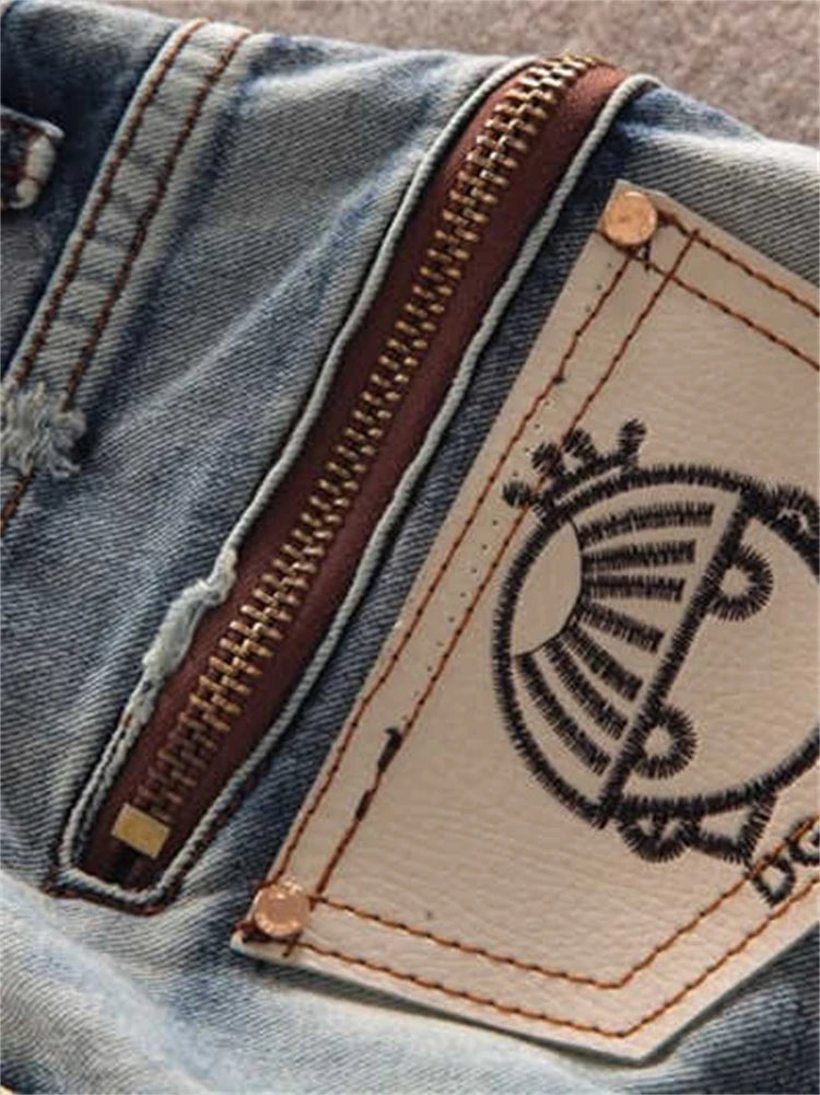 Y2K Ripped Denim Hot Pants