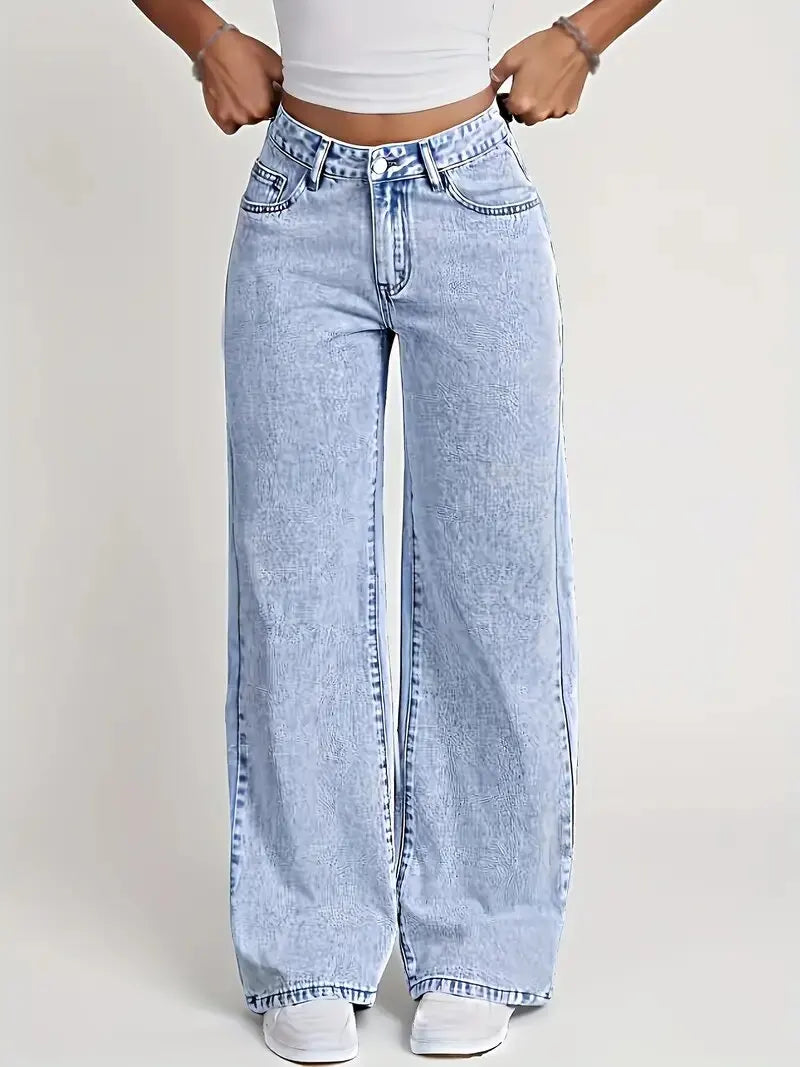 American Wide Leg Baggy Jeans