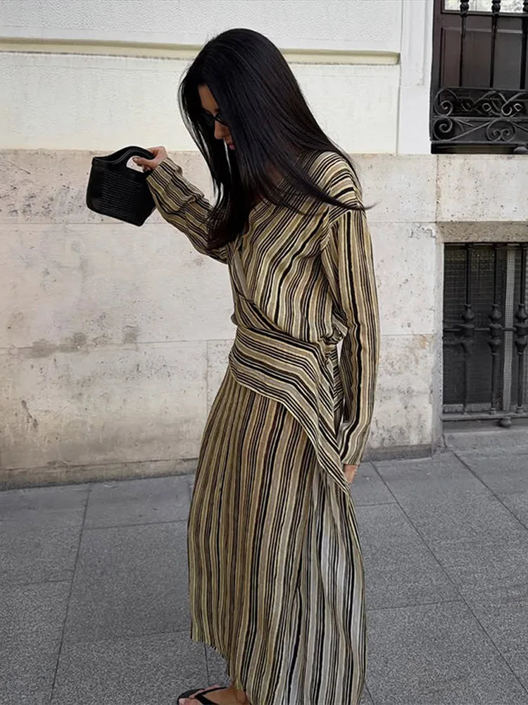 Sienna Stripe Maxi Dress