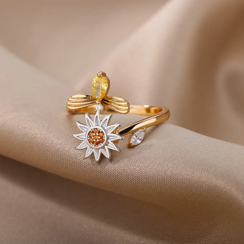 Sunflower Rings