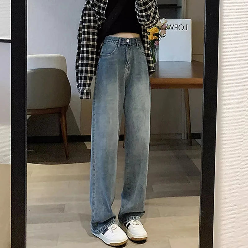 Vintage High Waist Wide Leg Jeans