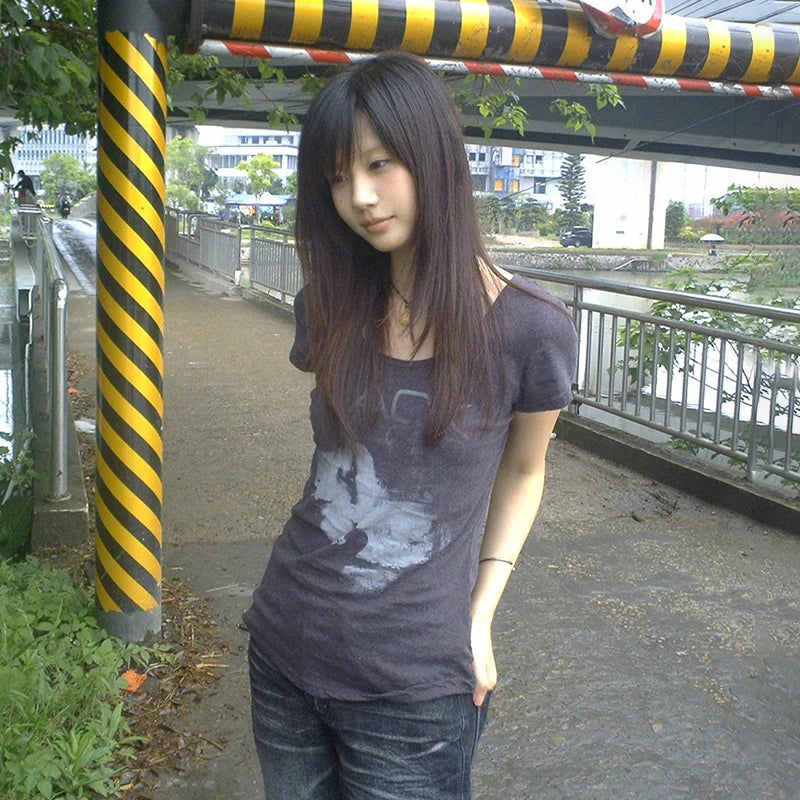 Y2K Harajuku Letter Tee