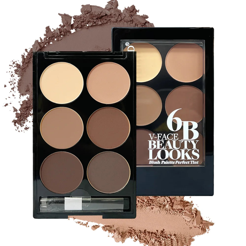 6-Color Contour & Glow Palette ✨