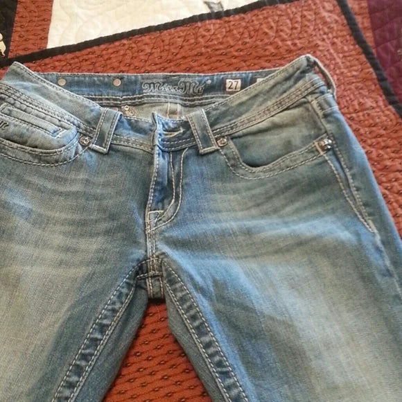 Y2K Rhinestone Wing Flare Jeans 🪽
