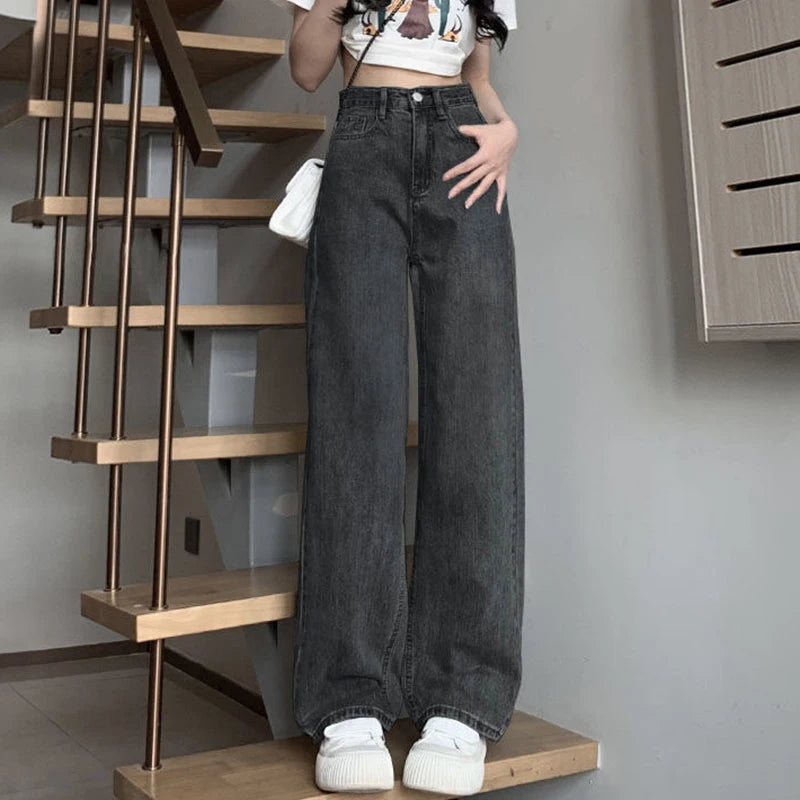 Vintage High Waist Wide Leg Jeans