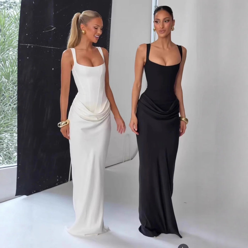 Dress U-neck