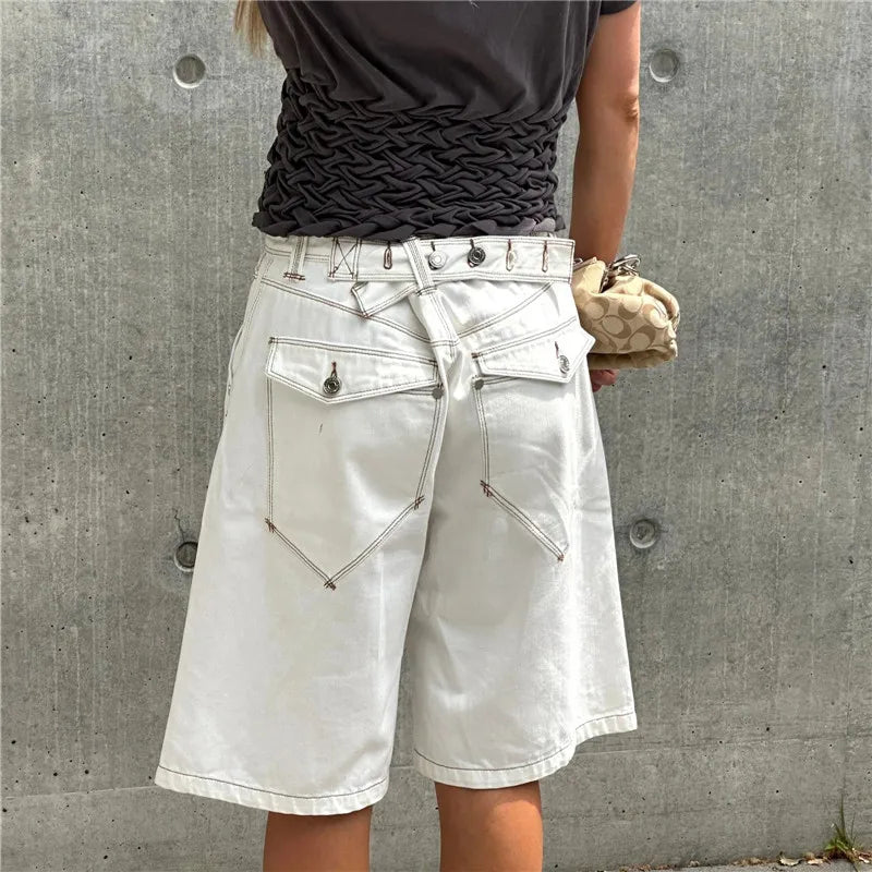 Y2K High-Waist Baggy Jorts
