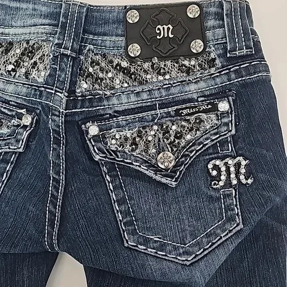 Gothic Diamond Flare Jeans