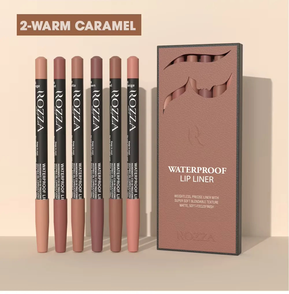 Waterproof Matte Lip Liner Set